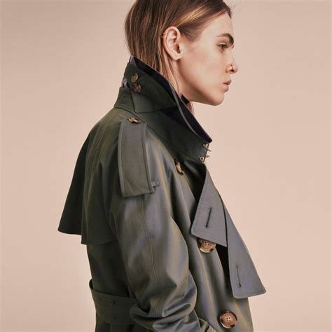 burberry blueberry unisex tropical gabardine trench jacket|Burberry Coats and Jackets for Women .